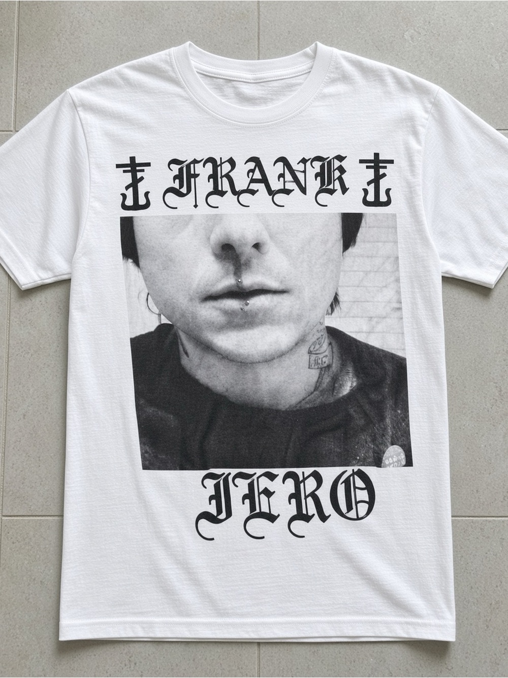 White T-shirt with “I FRANK JERO”
